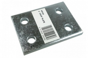 2 inch drop plate, zinc plated (mp230)